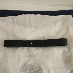 Women's Black Leather Belt